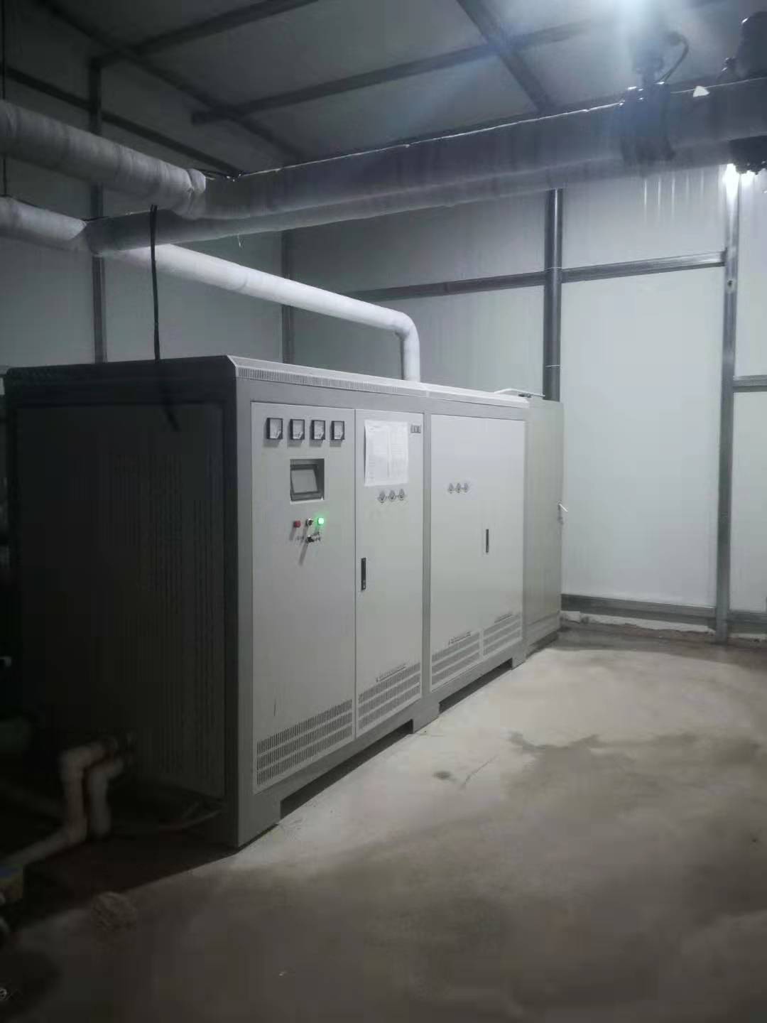 沈陽克拉古斯食品廠8000平米電磁采暖爐供暖案例現場